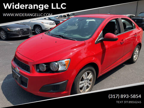 2013 Chevrolet Sonic for sale at Widerange LLC in Greenwood IN