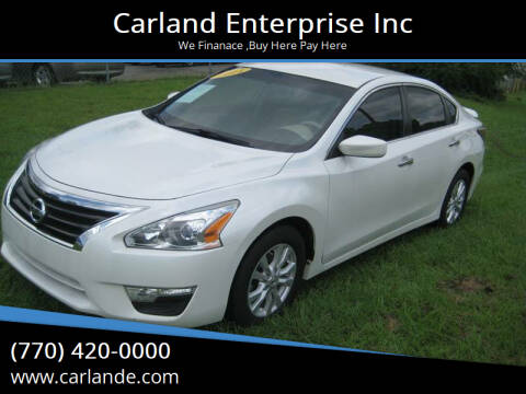 2014 Nissan Altima for sale at Carland Enterprise Inc in Marietta GA