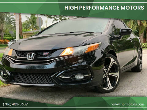 2015 Honda Civic for sale at HIGH PERFORMANCE MOTORS in Hollywood FL