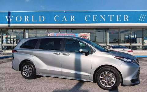 2021 Toyota Sienna for sale at WORLD CAR CENTER & FINANCING LLC in Kissimmee FL