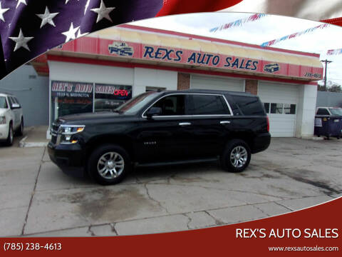 2015 Chevrolet Tahoe for sale at Rex's Auto Sales in Junction City KS