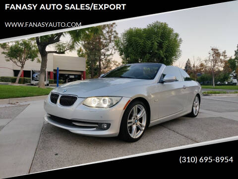 2013 BMW 3 Series for sale at FANASY AUTO SALES/EXPORT in Yorba Linda CA