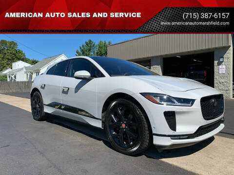 2019 Jaguar I-PACE for sale at AMERICAN AUTO SALES AND SERVICE in Marshfield WI