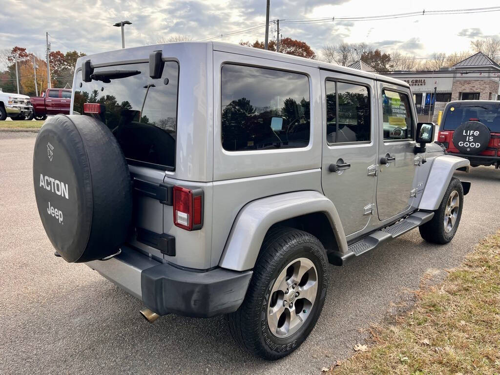 2016 Jeep Wrangler Unlimited for sale at Dave Delaney's Columbia Motors in Hanover, MA