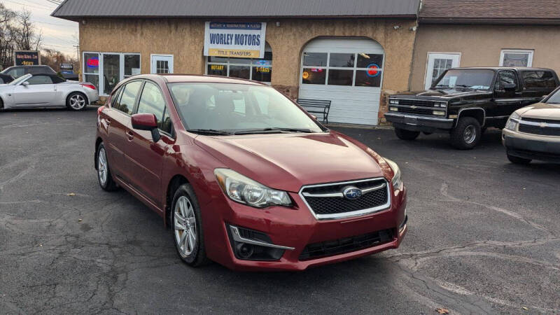 2016 Subaru Impreza for sale at Worley Motors in Enola PA