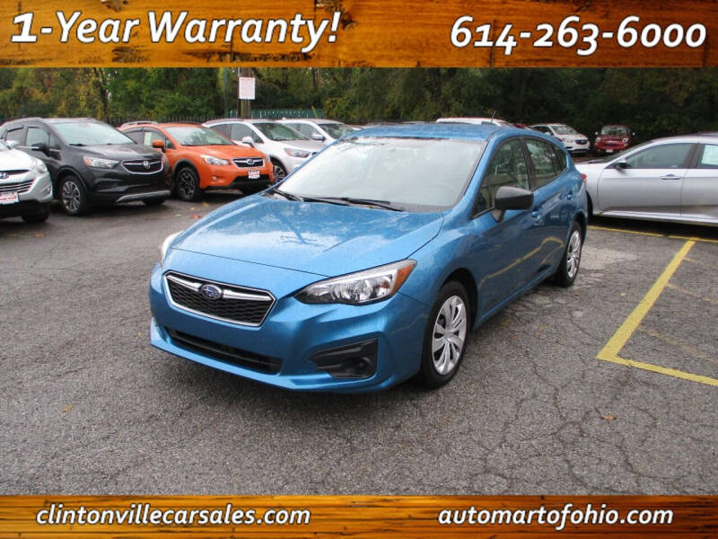 2017 Subaru Impreza for sale at Clintonville Car Sales - AutoMart of Ohio in Columbus OH
