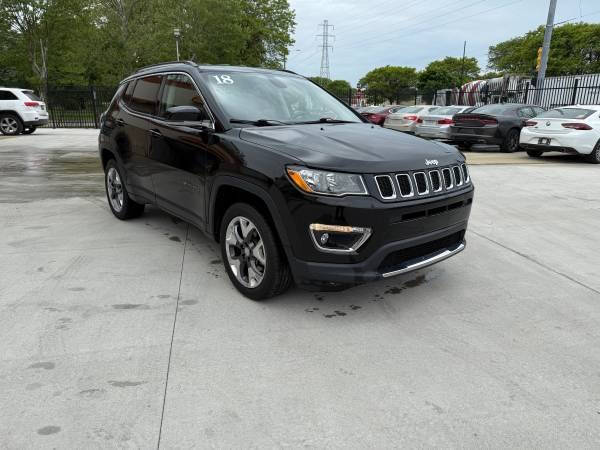 Used 2018 Jeep Compass Limited with VIN 3C4NJDCB0JT163291 for sale in Detroit, MI