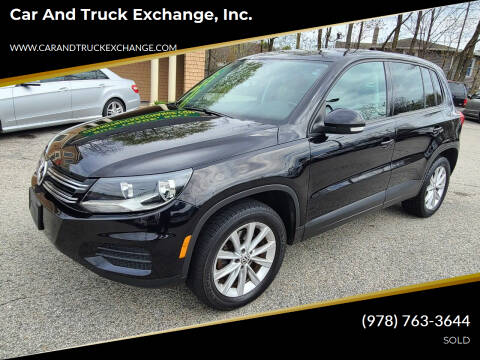 2014 Volkswagen Tiguan for sale at Car and Truck Exchange, Inc. in Rowley MA