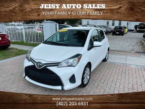 2015 Toyota Yaris for sale at JEISY AUTO SALES in Orlando FL