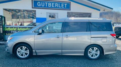 2012 Nissan Quest for sale at Gutberlet Automotive in Lowell OH
