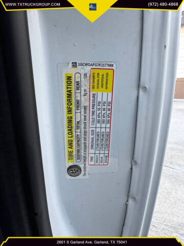 2019 Chevrolet Express 2500