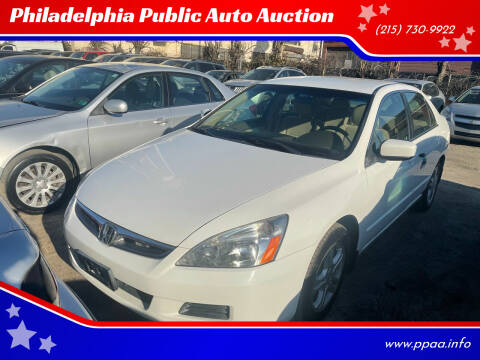 2007 Honda Accord for sale at Philadelphia Public Auto Auction in Philadelphia PA