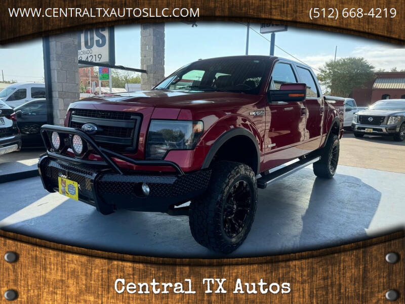 2013 Ford F-150 for sale at Central TX Autos in Lockhart TX