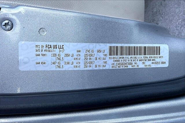 2017 Dodge Grand Caravan SE