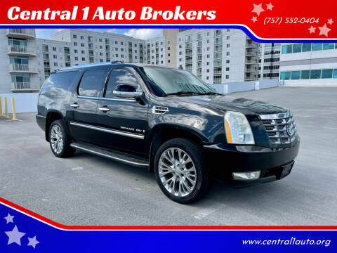 2007 Cadillac Escalade ESV for sale at Central 1 Auto Brokers in Virginia Beach VA