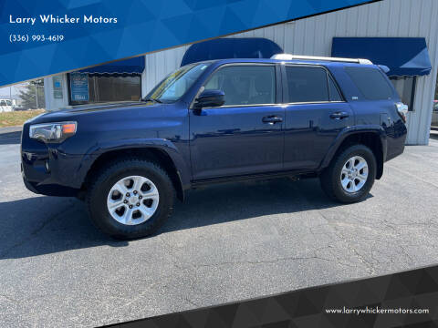 2016 Toyota 4Runner for sale at Larry Whicker Motors in Kernersville NC