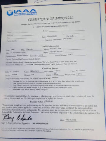 2009 Chevrolet Corvette