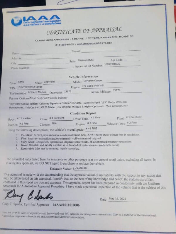 2009 Chevrolet Corvette