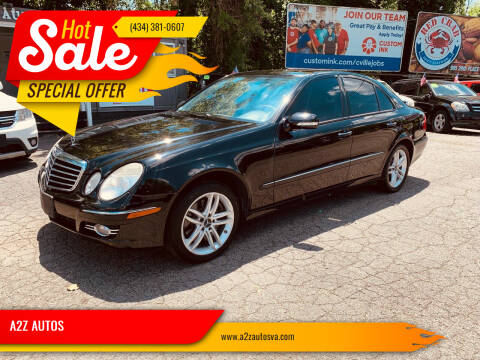 2007 Mercedes-Benz E-Class for sale at A2Z AUTOS in Charlottesville VA
