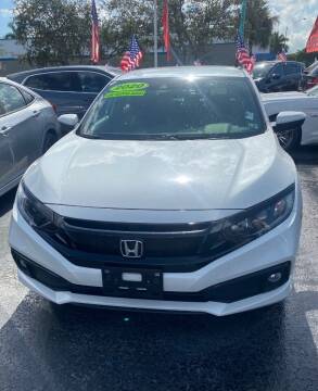 2020 Honda Civic for sale at Navarro Auto Motors in Hialeah FL