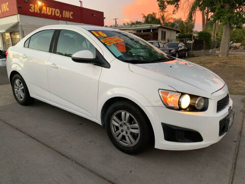 2016 Chevrolet Sonic for sale at 3K Auto in Escondido CA