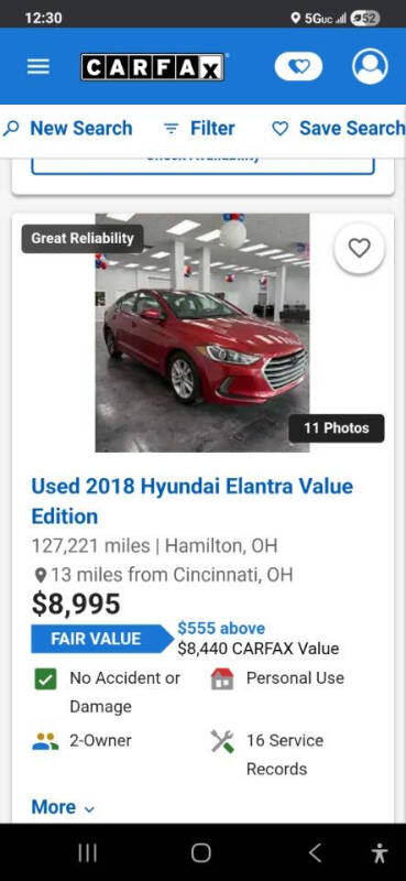 2018 Hyundai Elantra Limited