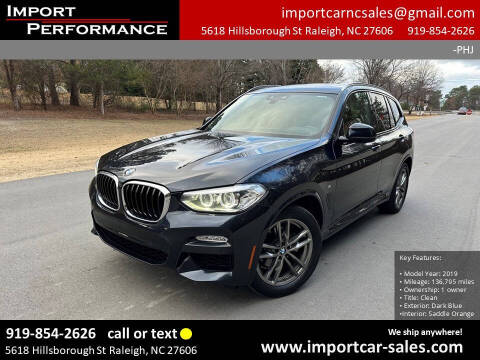 2019 BMW X3 for sale at Import Performance Sales in Raleigh NC