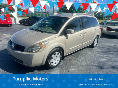 2005 Nissan Quest for sale at Turnpike Motors in Pompano Beach FL