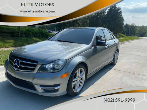 2014 Mercedes-Benz C-Class for sale at Elite Motors in Bellevue NE