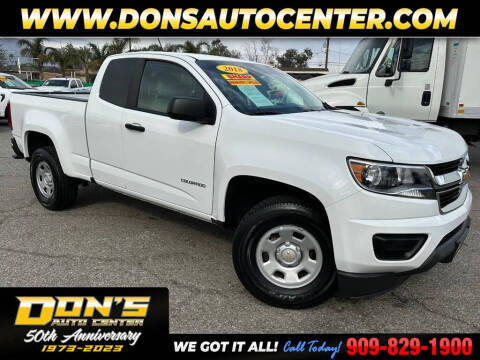 2018 Chevrolet Colorado for sale at Dons Auto Center in Fontana CA
