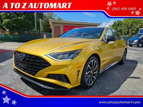 2020 Hyundai Sonata for sale at A TO Z  AUTOMART - A TO Z AUTOMART in West Palm Beach FL