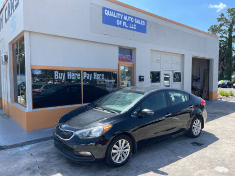 2014 Kia Forte for sale at QUALITY AUTO SALES OF FLORIDA in New Port Richey FL