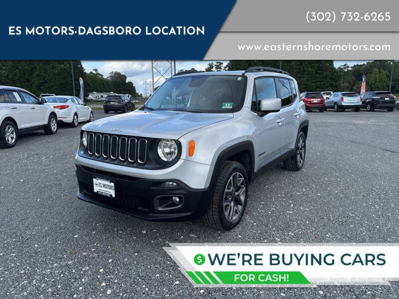 2016 Jeep Renegade for sale at ES Motors-DAGSBORO location in Dagsboro DE