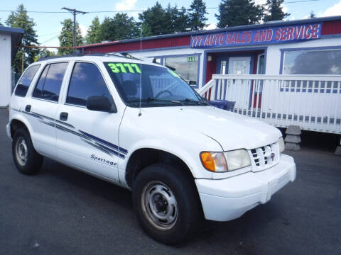 2000 Kia Sportage for sale at 777 Auto Sales and Service in Tacoma WA