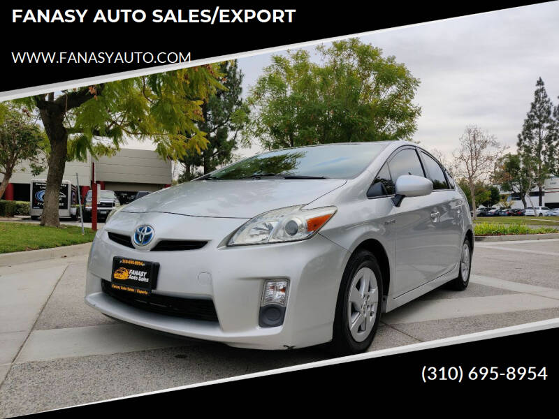 2011 Toyota Prius for sale at FANASY AUTO SALES/EXPORT in Yorba Linda CA