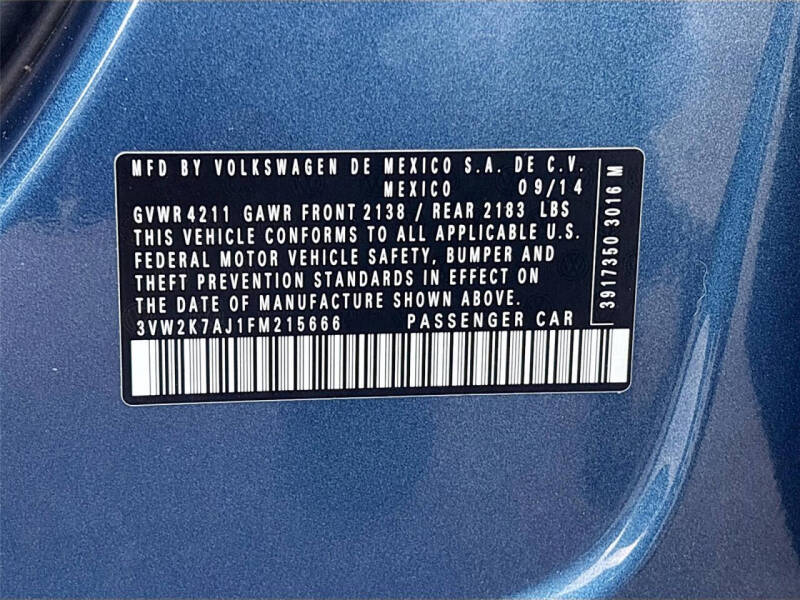2015 Volkswagen Jetta