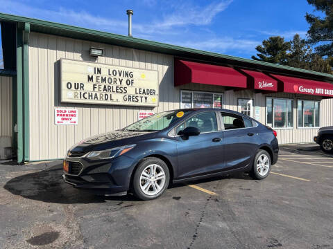 2016 Chevrolet Cruze for sale at GRESTY AUTO SALES in Loves Park IL