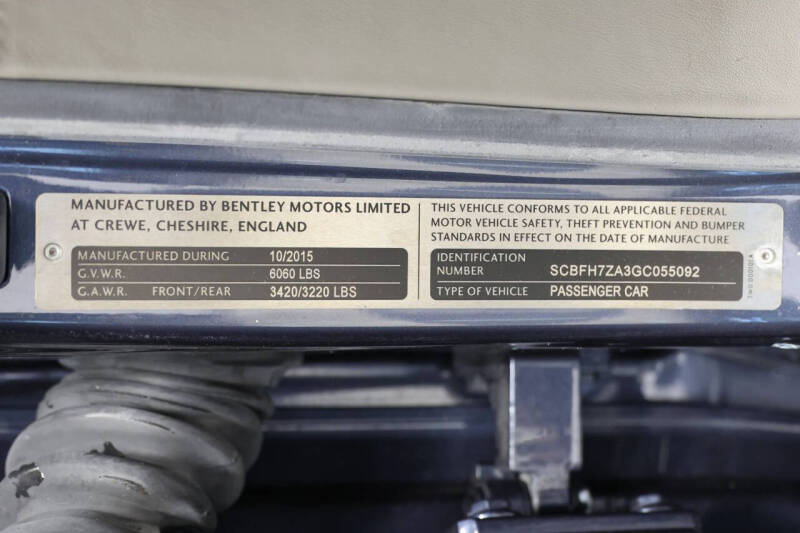 2016 Bentley Continental GT V8 S