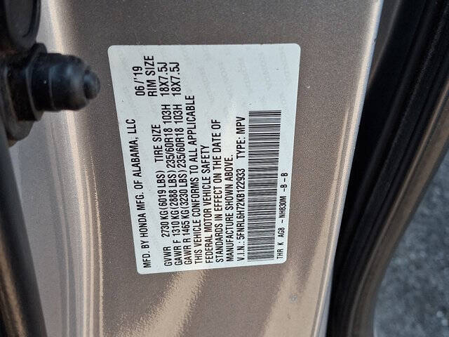 2019 Honda Odyssey EX-L
