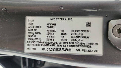 2025 Tesla Model 3 Long Range