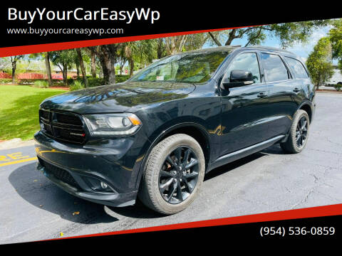 2017 Dodge Durango for sale at BuyYourCarEasyWp in Fort Myers FL