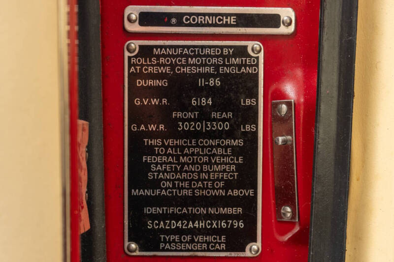 1987 Rolls-Royce Corniche