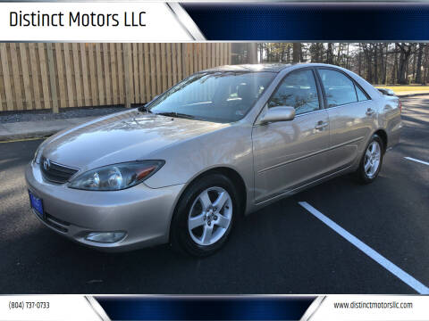 2004 Toyota Camry for sale at Distinct Motors LLC in Mechanicsville VA