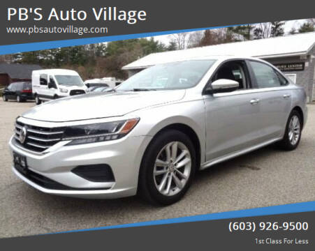 2020 Volkswagen Passat for sale at PB'S Auto Village in Hampton Falls NH