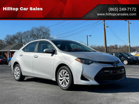 2018 Toyota Corolla for sale at Hilltop Car Sales in Knoxville TN