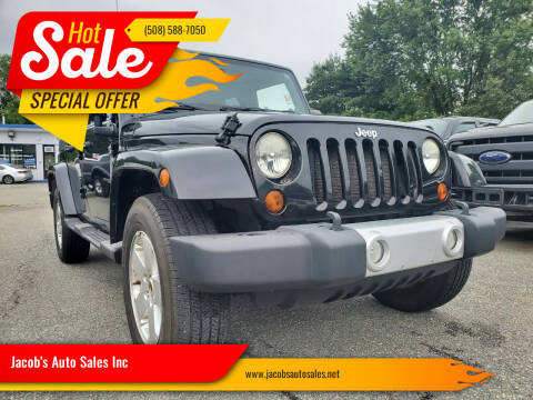 2011 Jeep Wrangler Unlimited for sale at Jacob's Auto Sales Inc in West Bridgewater MA