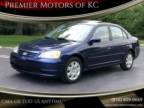 2002 Honda Civic for sale at Premier Motors of KC in Kansas City MO