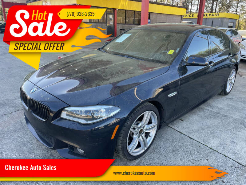 2015 BMW 5 Series for sale at Cherokee Auto Sales in Acworth GA