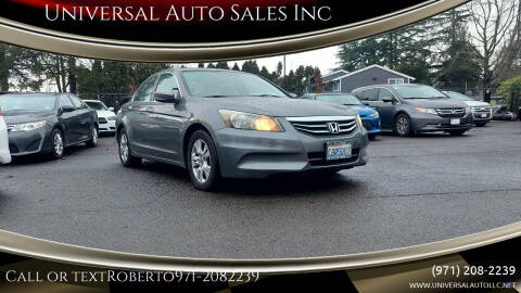 2011 Honda Accord for sale at Universal Auto Sales in Salem OR