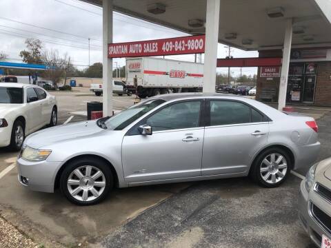 2009 Lincoln MKZ for sale at Spartan Auto Sales in Beaumont TX
